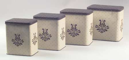 Village (Made in USA) Nested Storage Tin - Set of 4