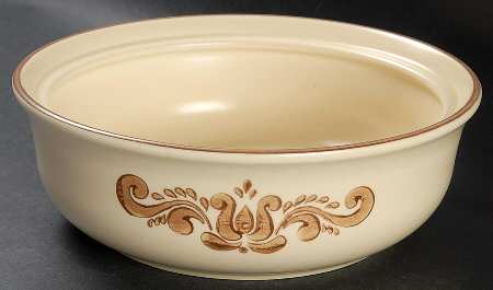 Village (Made in USA) 1 Qt Round Casserole No Lid