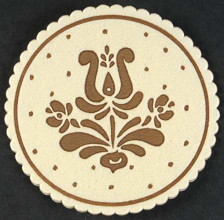 Village (Made in USA) Round Paper Coaster