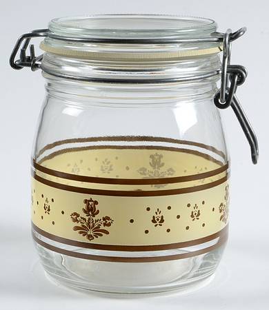 Village (Made in USA) 4" Storage Jar & Lid