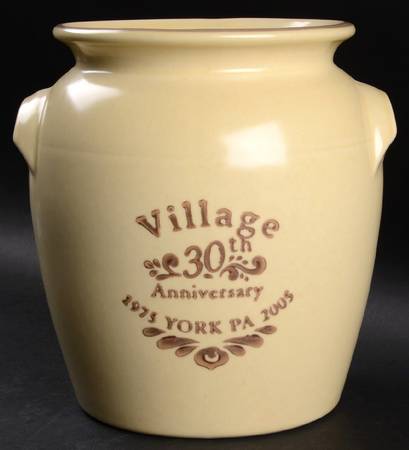 Village (Made in USA) Open Anniversary Crock