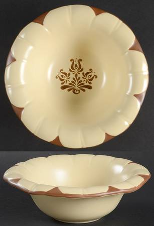Village (Made in USA) Flower Shape Soup/Cereal Bowl