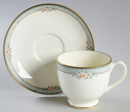 Whitney Footed Cup & Saucer Set