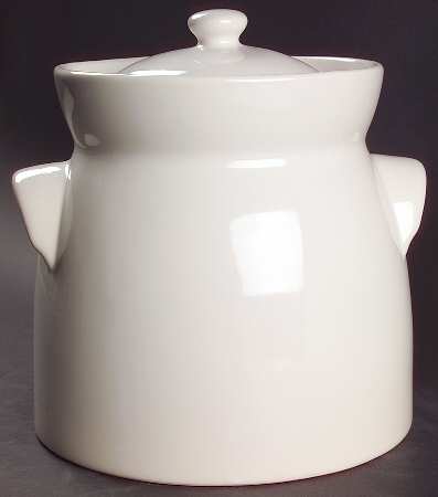 White Small Tureen & Lid