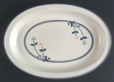 Windsong 14" Oval Serving Platter