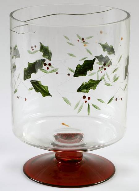 Winterberry 6'' Glassware Hurricane