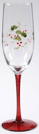 Winterberry Glassware Champagne Flute