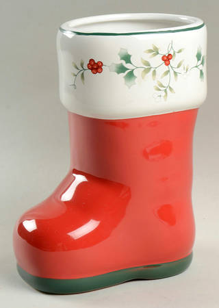 Winterberry 8" Boot Vase