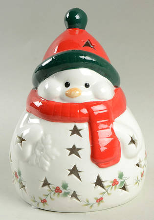 Winterberry Snowman LED Light