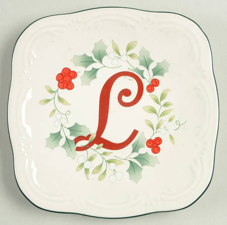 Winterberry Square Appetizer Plate