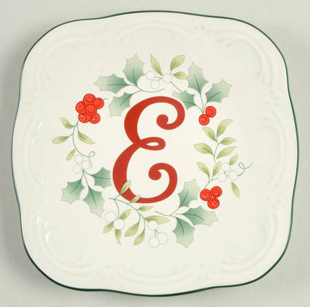 Winterberry Square Appetizer Plate