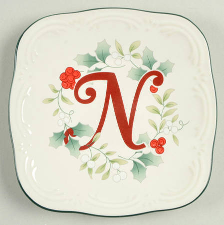 Winterberry Square Appetizer Plate