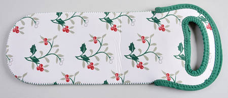 Winterberry Cloth Wine Bag