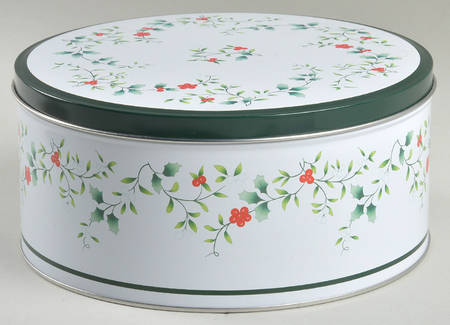 Winterberry 8" Cake Tin & Lid