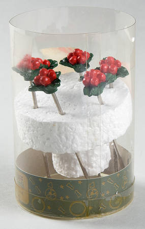 Winterberry Appetizer Pick - Set of 6