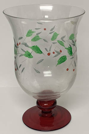 Winterberry 6" Glassware Hurricane