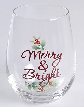 Winterberry Glassware Stemless Wine