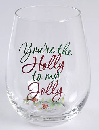 Winterberry Glassware Stemless Wine