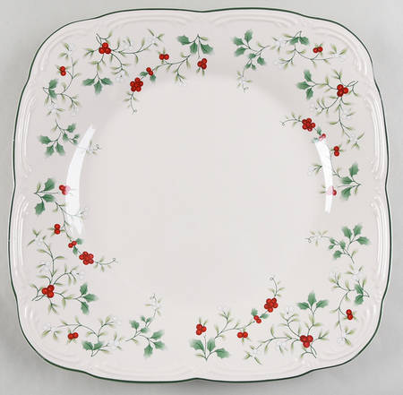 Winterberry 12" Square Serving Platter