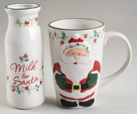Winterberry Milk for Santa (Mug & Bottle Set)