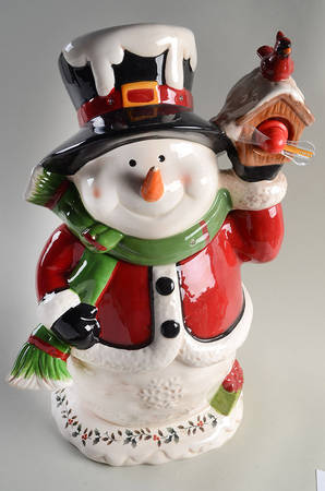 Winterberry Figural Treat Jar & Lid