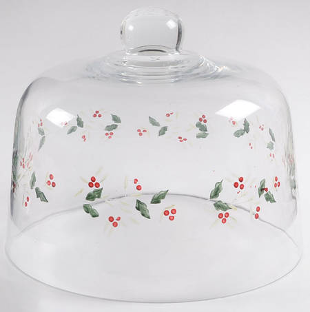 Winterberry Dome for Glassware Cake Stand