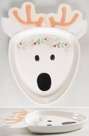 Winterberry Figural Chip/Dip Plate