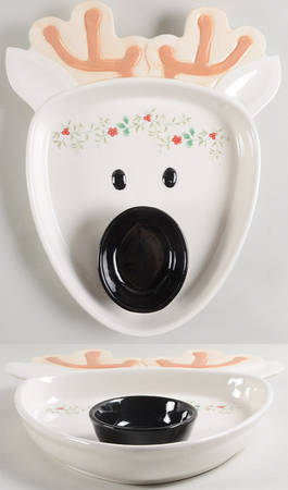 Winterberry Figural Chip/Dip Set (2 Piece)