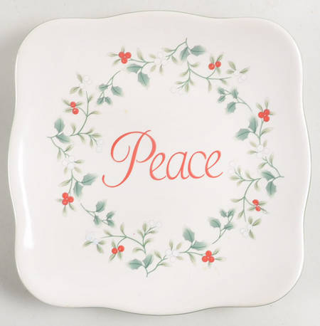 Winterberry Square Appetizer Plate