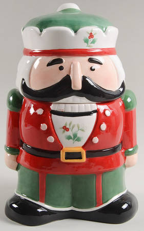 Winterberry Figural Cookie Jar & Lid