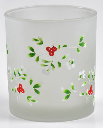 Winterberry 3" Glass Votive Candleholder