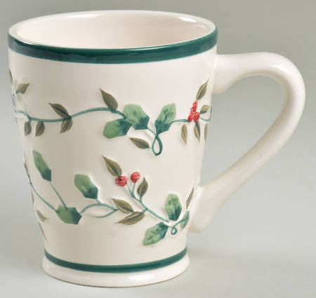 Winterberry Embossed Mug