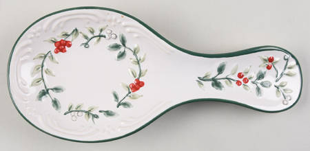 Winterberry Spoon Rest/Holder (Holds 1 Spoon)
