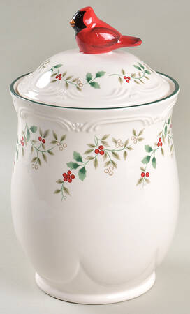 Winterberry Cookie Jar & Lid