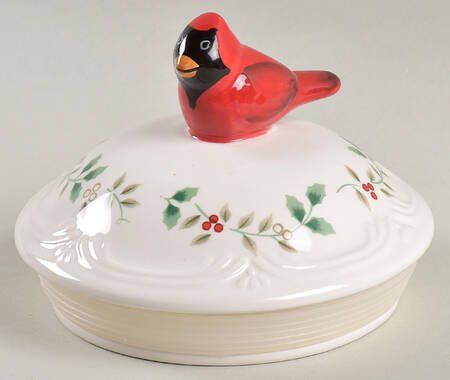 Winterberry Lid for Cookie Jar