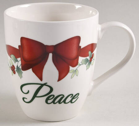 Winterberry 20 Oz Red Ribbon Decal Mug