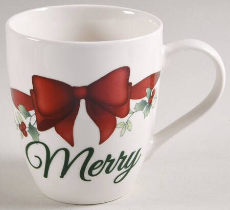 Winterberry 20 Oz Red Ribbon Decal Mug