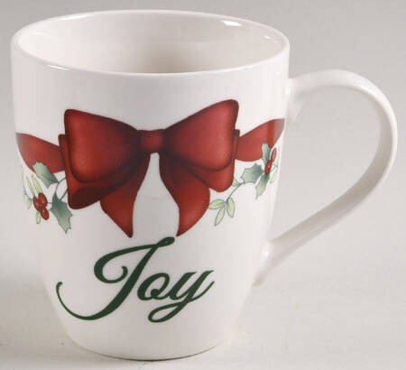 Winterberry 20 Oz Red Ribbon Decal Mug