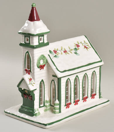 Winterberry Electric Lighted Church