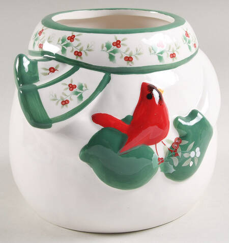 Winterberry Figural Cookie Jar No Lid