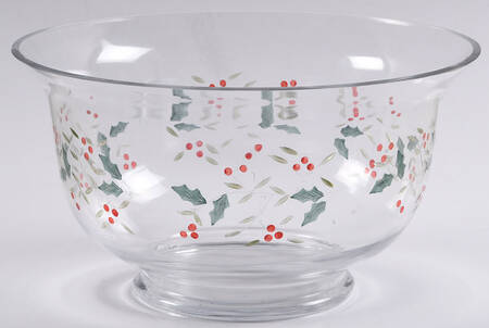 Winterberry 9" Glassware Salad Bowl