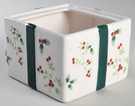 Winterberry Square Candy Dish, No Lid