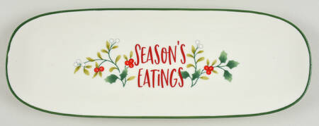 Winterberry 11" Oval Tray