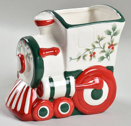 Winterberry Engine Train Serving Bowl
