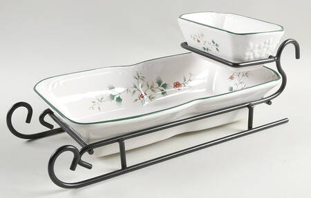 Winterberry 3pc Sleigh Chip & Dip