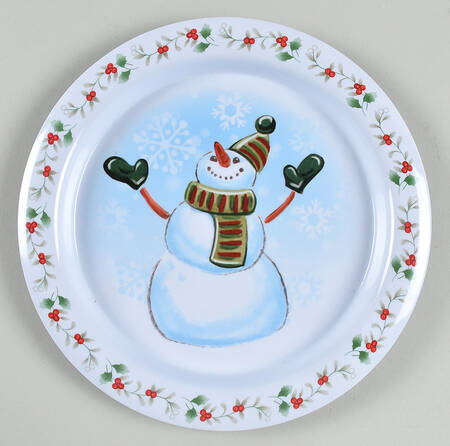 Winterberry Melmac/Melamine Child's Plate
