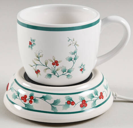 Winterberry 2 Piece Electric Coffee Cup Warmer