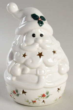 Winterberry Santa LED Light