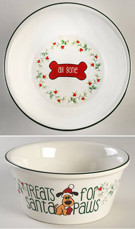 Winterberry Small Dog Bowl