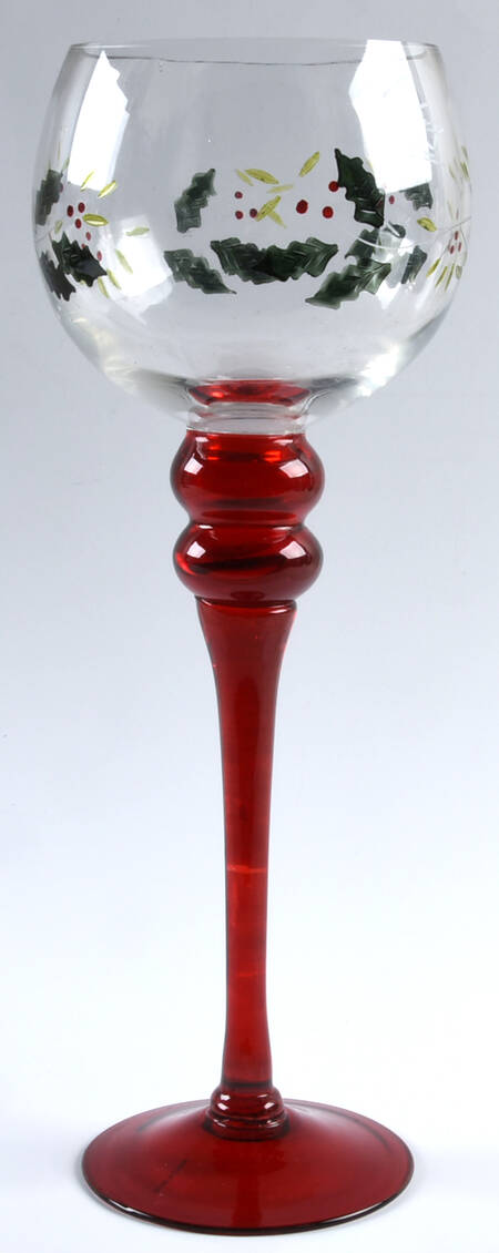Winterberry 13" 1 Pc Stemmed Glassware Hurricane
